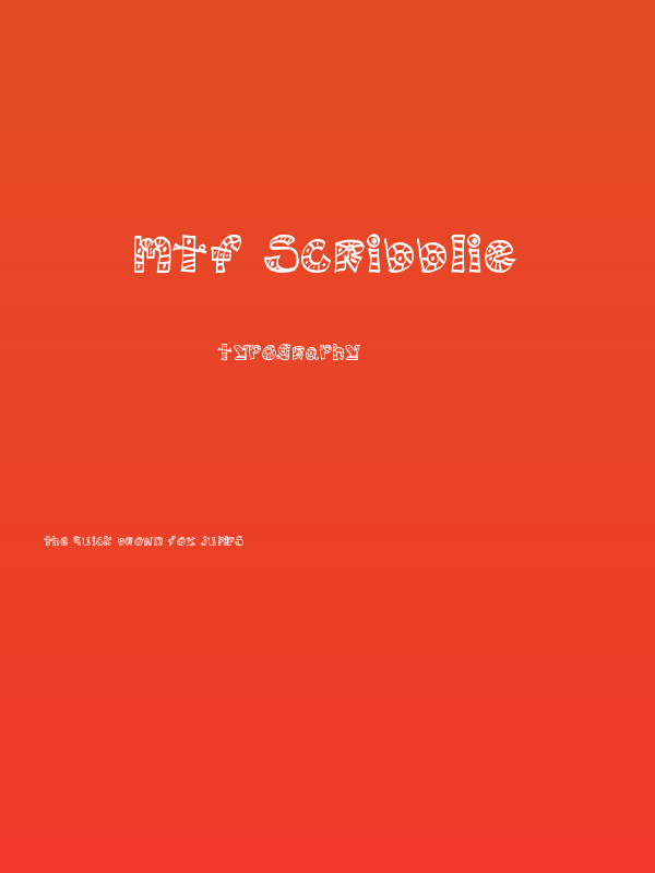 MTF Scribblie Poster