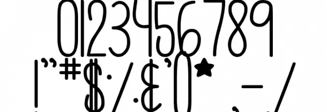 MTF Skinny Jeans Font OTHER CHARS