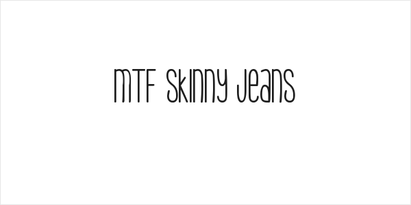 MTF Skinny Jeans Logo