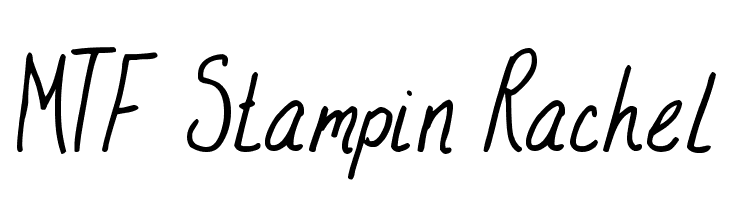 MTF Stampin Rachel  لخطوط تنزيل