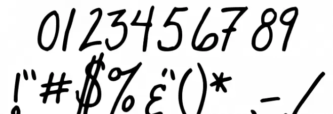 MTF Stampin Rachel Font OTHER CHARS