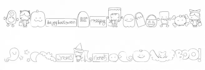 MTF Sweet Halloween Dings 字体 大写