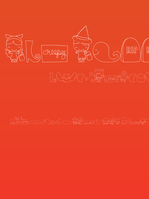 MTF Sweet Halloween Dings Poster