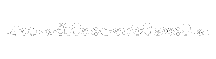 MTF Sweet Nature Dings Font