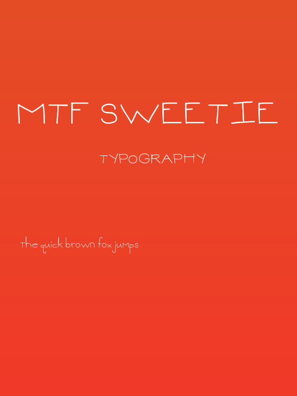 MTF Sweetie Poster