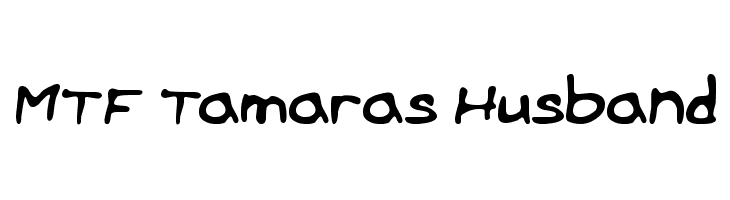 MTF Tamaras Husband Font