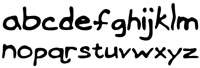 MTF Tamaras Husband Font LOWERCASE