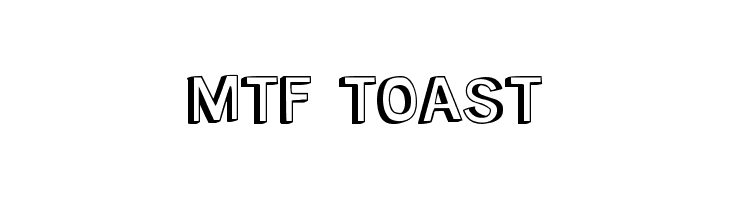MTF Toast  フリーフォントのダウンロード