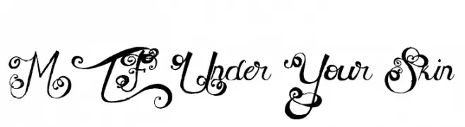 MTF Under Your Skin  Descarca Fonturi Gratis