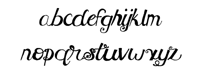 MTF Under Your Skin Font LOWERCASE