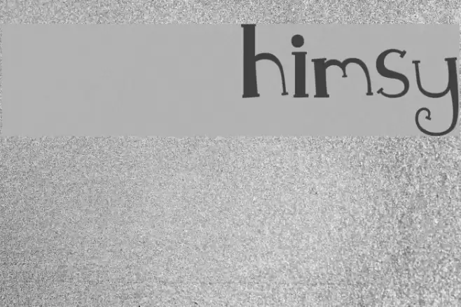 MTF Whimsy Font examples