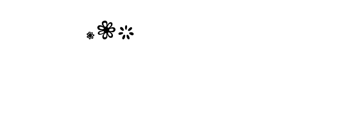 MTF Wildflower Font OTHER CHARS