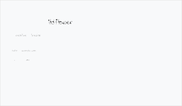 MTF Wildflower Business Card