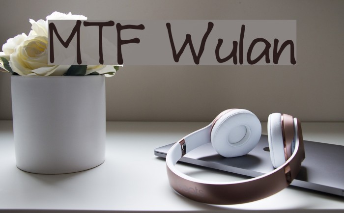 MTF Wulan Font examples