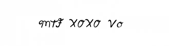 MTF XOXO Vo.1  नि: शुल्क फ़ॉन्ट्स डाउनलोड