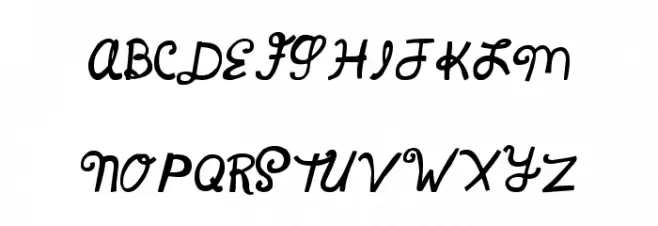 MTF XOXO Vo.1 Schriftart Groß