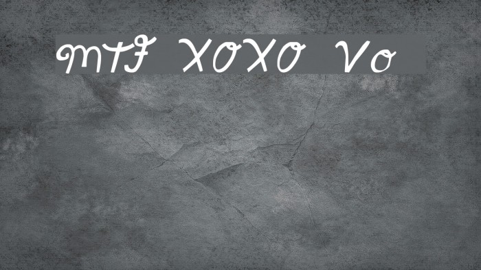 MTF XOXO Vo.1 Example 2