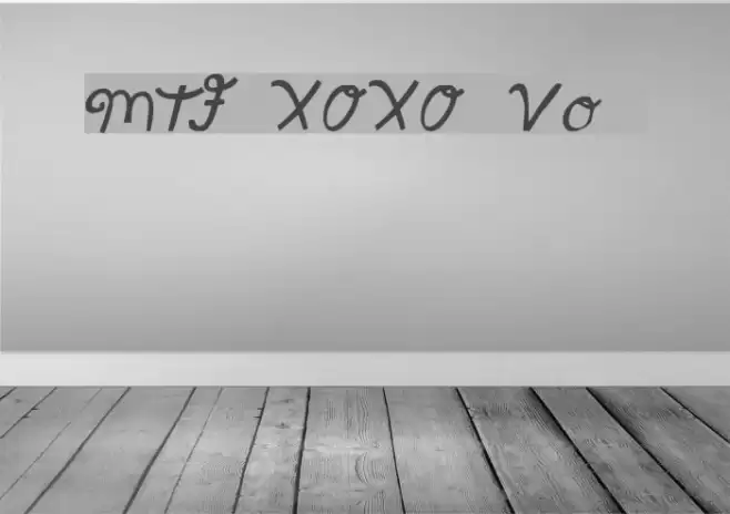 MTF XOXO Vo.1 Font examples