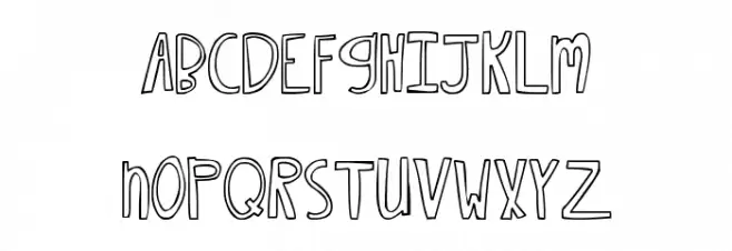 MTF XOXO Vo.2 Schriftart Groß