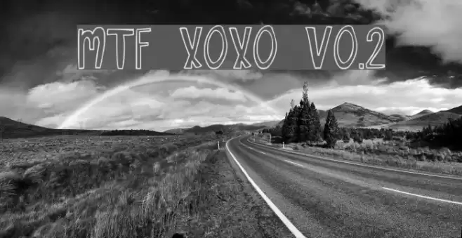 MTF XOXO Vo.2 Font examples