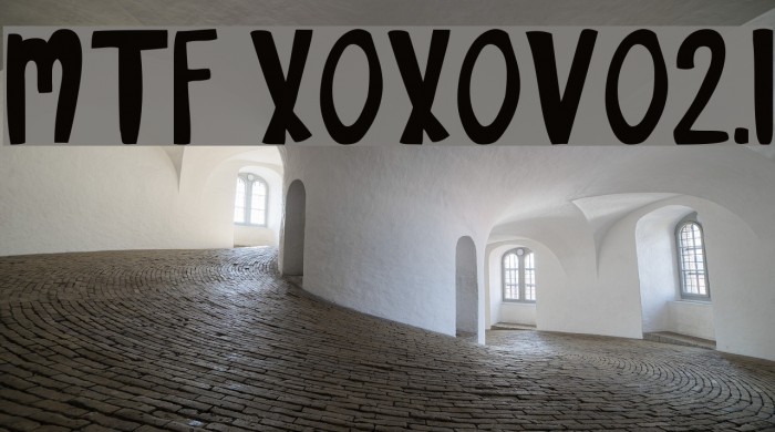 MTF XOXOvo2.1 Font examples