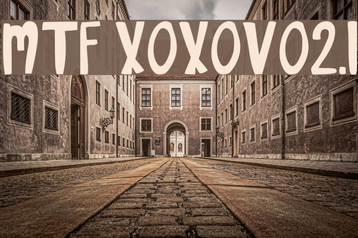 MTF XOXOvo2.1 Font examples