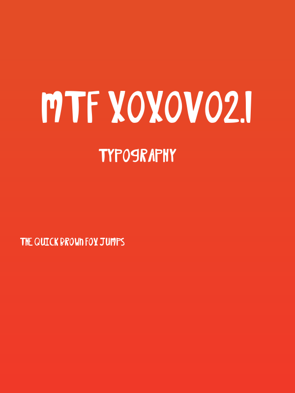MTF XOXOvo2.1 Poster