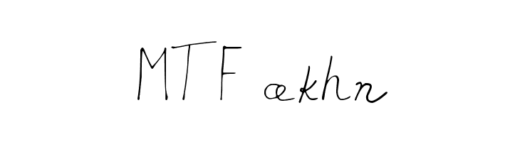 MTF akhn Font
