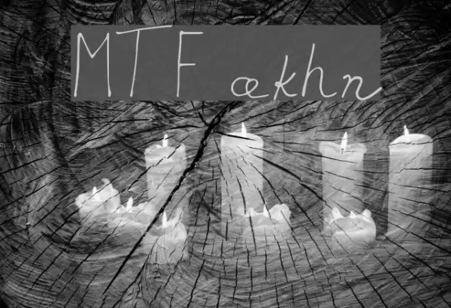 MTF akhn Font examples