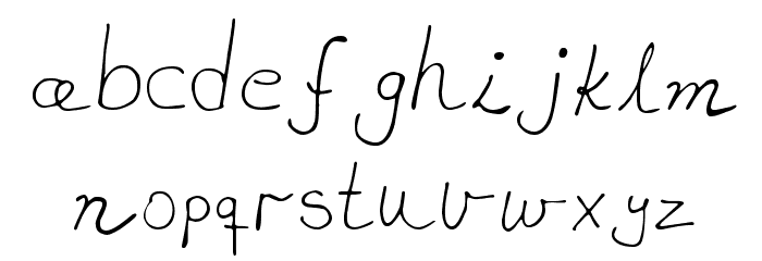 MTF akhn Font LOWERCASE