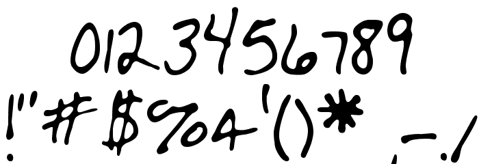 MTF drgnldy Font OTHER CHARS
