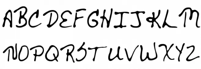 MTF drgnldy Schriftart Groß