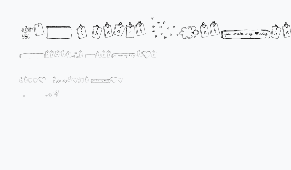 MTF i heart Sketches Business Card