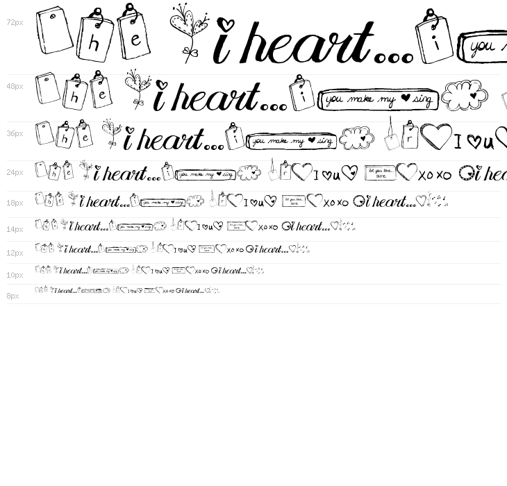 MTF i heart Sketches Waterfall