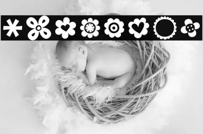 MTF100Dings Font examples