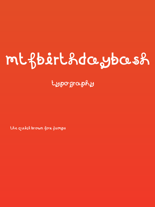MTFBirthdayBash Poster