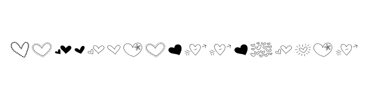MTFHeartDoodlePro  les polices de caractères gratuit tlcharger