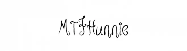 MTFHunnie  नि: शुल्क फ़ॉन्ट्स डाउनलोड