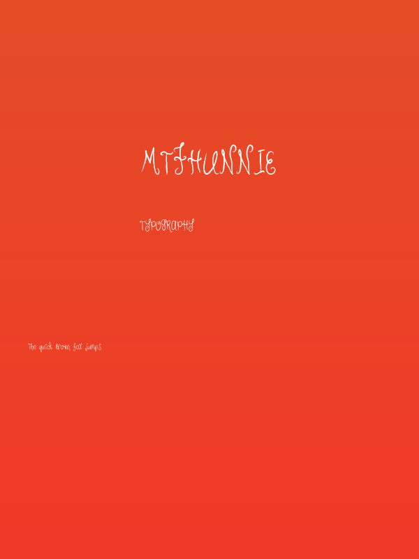 MTFHunnie Poster