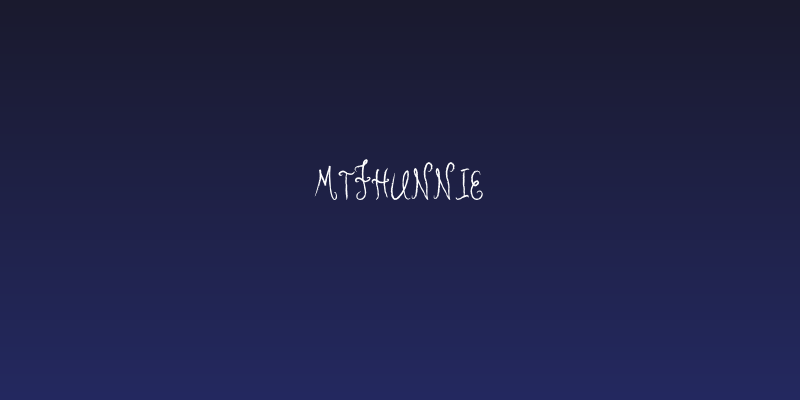 MTFHunnie Social Header
