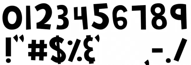 MTFJumpinJack Font OTHER CHARS