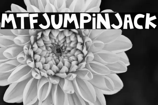 MTFJumpinJack Font examples