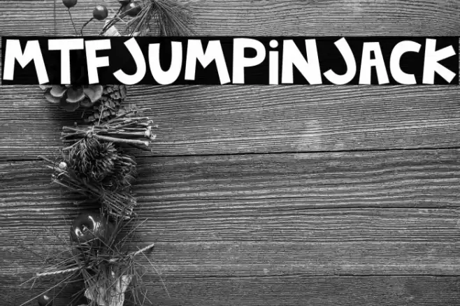 MTFJumpinJack Font examples