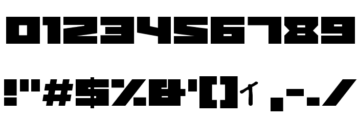 MTV Font OTHER CHARS