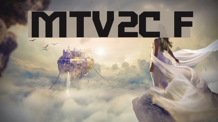 MTV2C Font examples