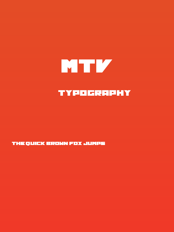 MTV Poster