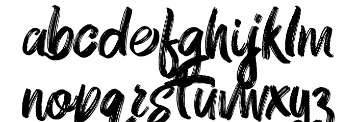 Mt. Blevas Font LOWERCASE