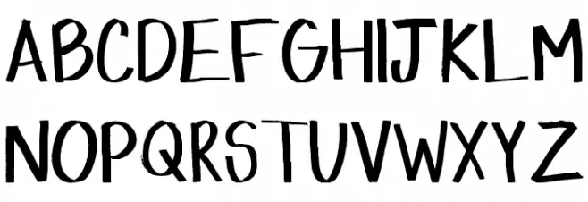 mtf_sketchie Polices MAJUSCULES