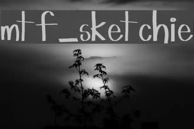 mtf_sketchie Font examples