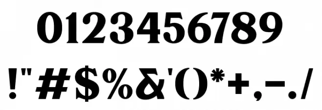 MUARA DEMO Font OTHER CHARS